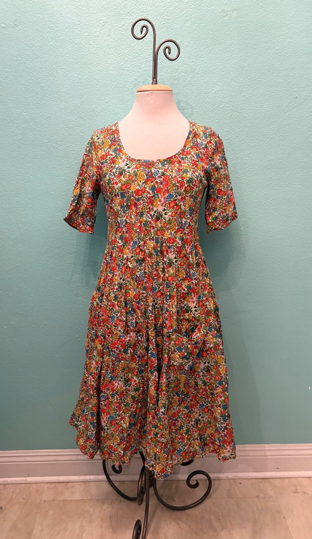 JESS DRESS DITSY BUNNY-DRESS ADDICT