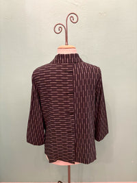 BLACK/SILVER CROP JACKET-MOONLIGHT