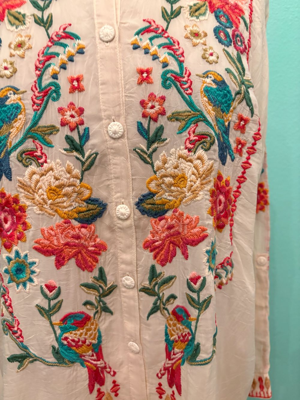 THE AUDREY MANDARIN COLLAR-MADELINE-JOHNNY WAS