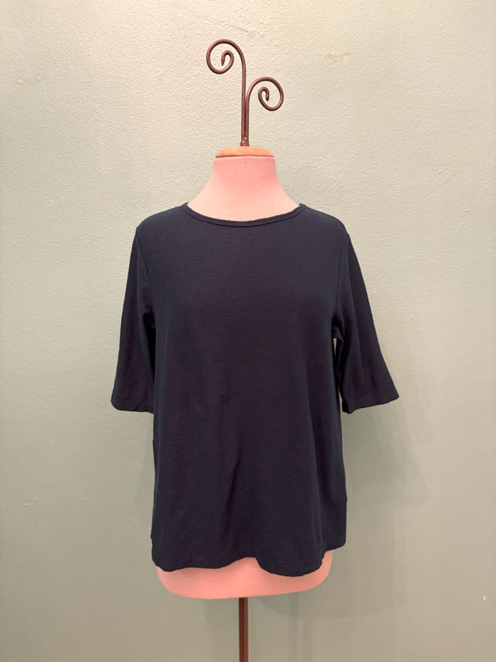 ELBOW SLEEVE BOXY TEE-ETAN-CUT LOOSE