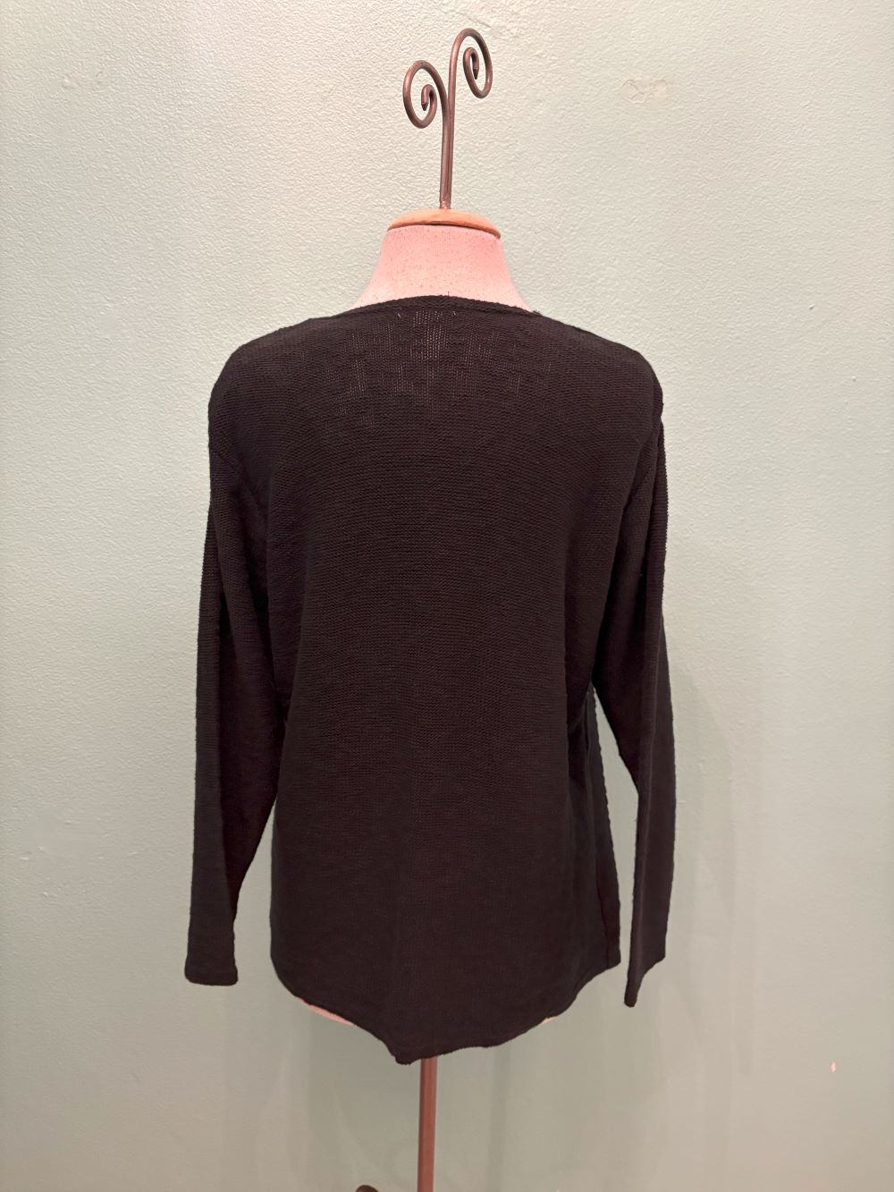 LONG SLEEVE V-NECK SWEATER 100% COTTON - AVALIN