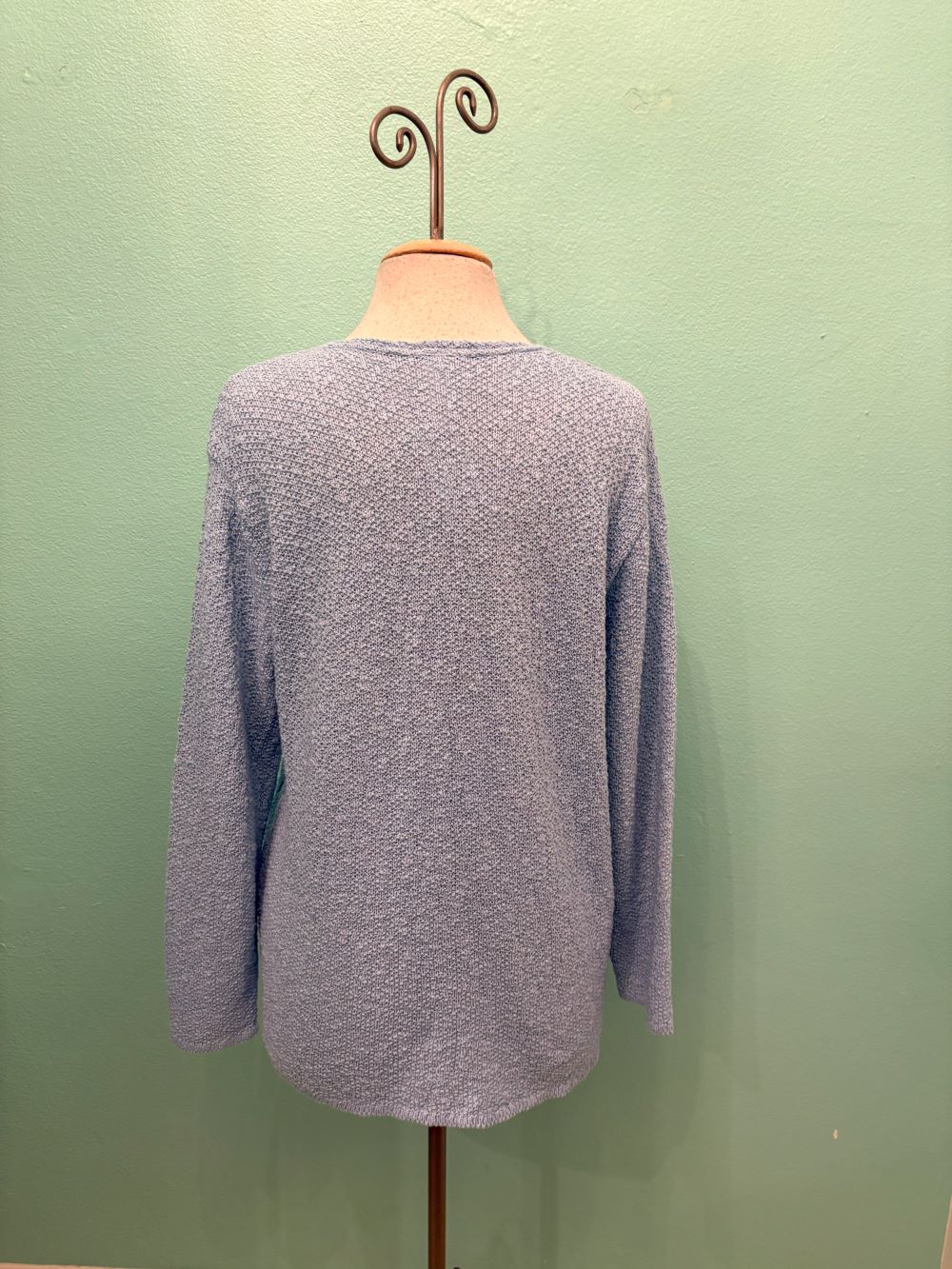 V-NECK SCRAMBLE KNIT 100% COTTON - AVALIN