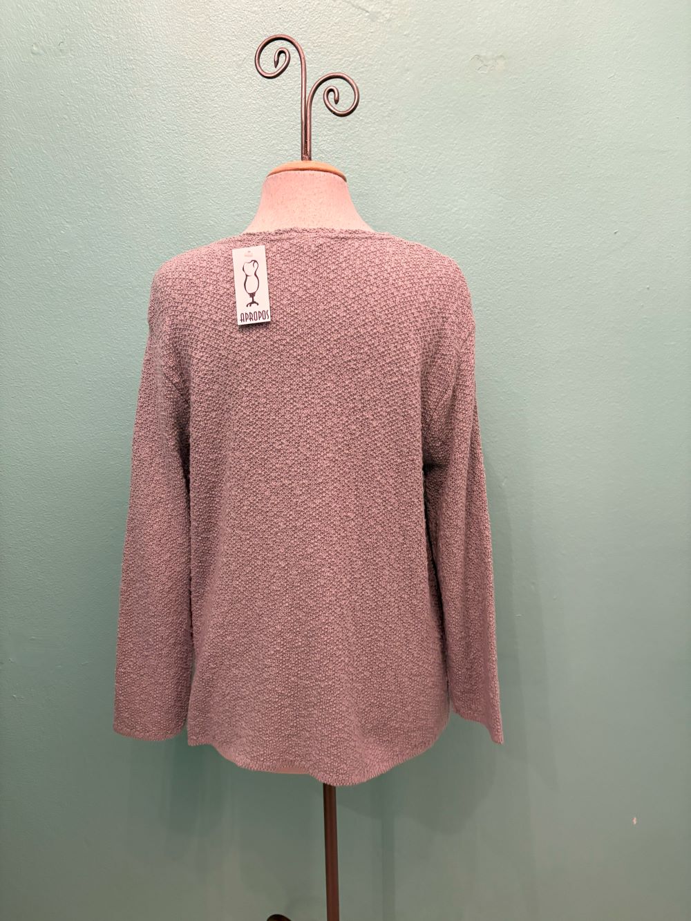 V-NECK SCRAMBLE KNIT 100% COTTON - AVALIN