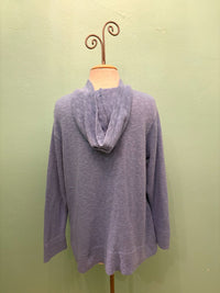 SLUB COTTON HOODIE WITH POCKET-AVALIN