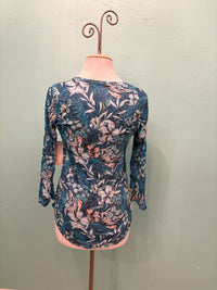 JOSEPHINE 3/4 SLEEVE V-NECK TOP-LEGER