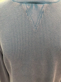 L/S WAFFLE HOODIE-FANTA-SEA-MODODOC