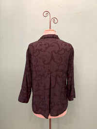 SWIRL CROP EASY SHIRT-ETAN-CUT LOOSE