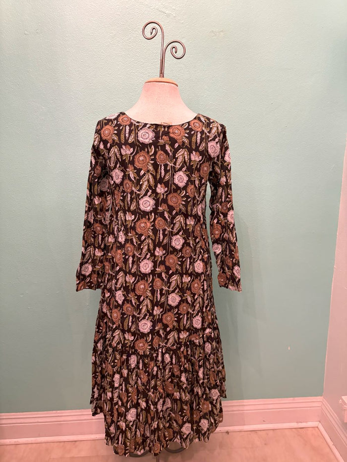 JOD DRESS CHOCOLATE FLORAL-DRESS ADDICT