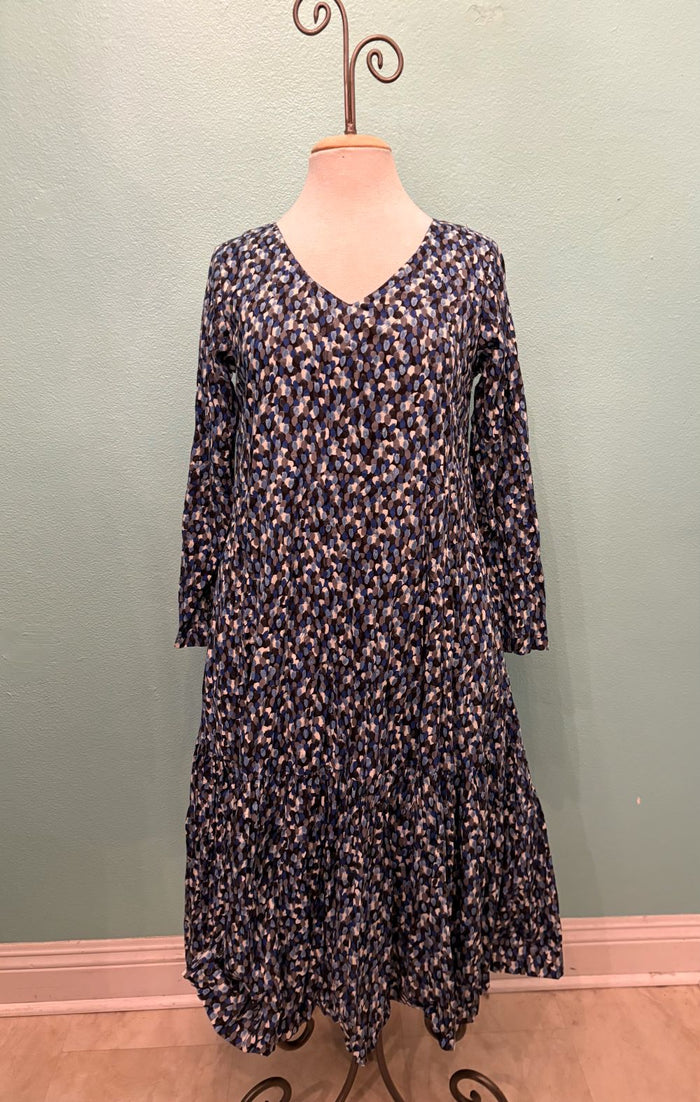 JOD DRESS BLUE DOT-DRESS ADDICT