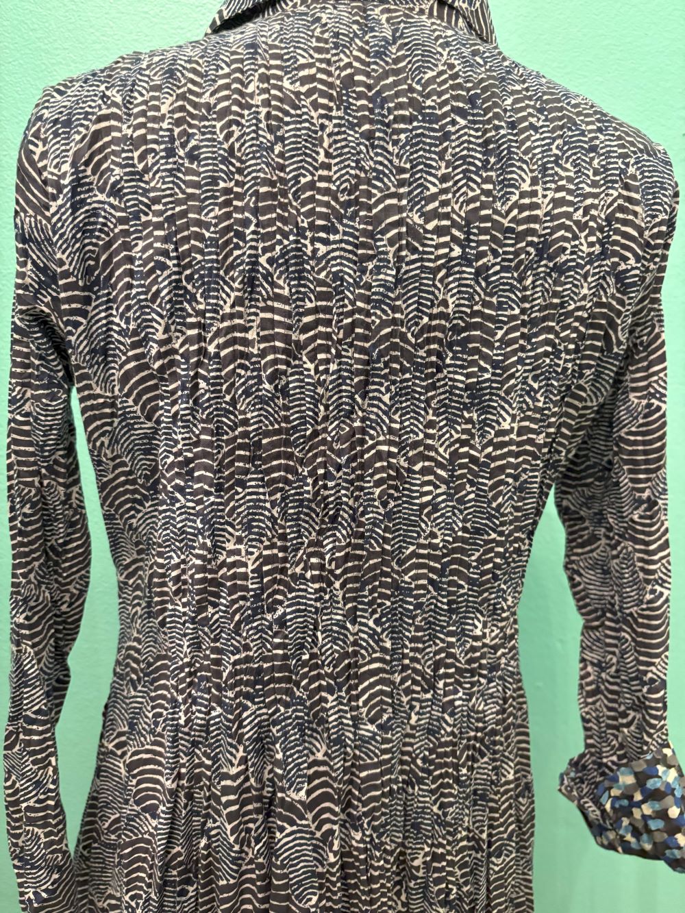 JOT DRESS-NAVY PRINT-DRESS ADDICT