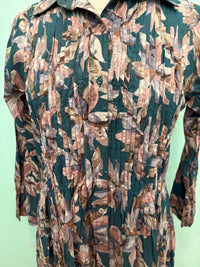 JOT DRESS-TEAL FLORA-DRESS ADDICT