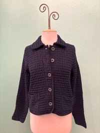 CROP JACKET-NAVY-MODODOC
