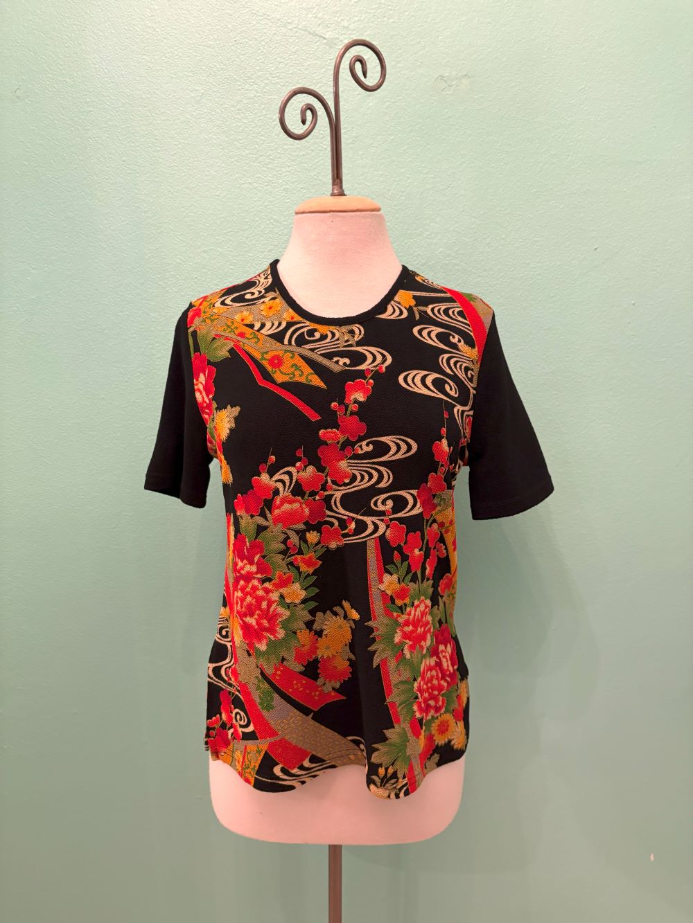 GARDEN S/S TOP-MOONLIGHT