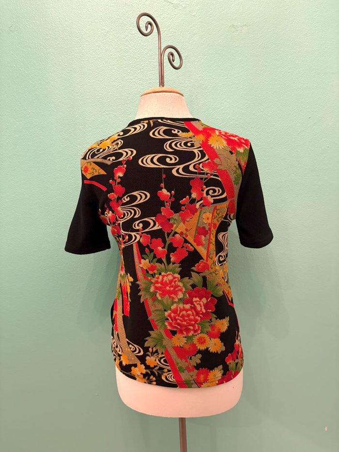 GARDEN S/S TOP-MOONLIGHT