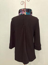 LONG PUPLE GARDEN WIRE COLOR JACKET-MOONLIGHT