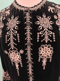 VELVET PEPLUM JACKET-MARIK-JOHNNY WAS