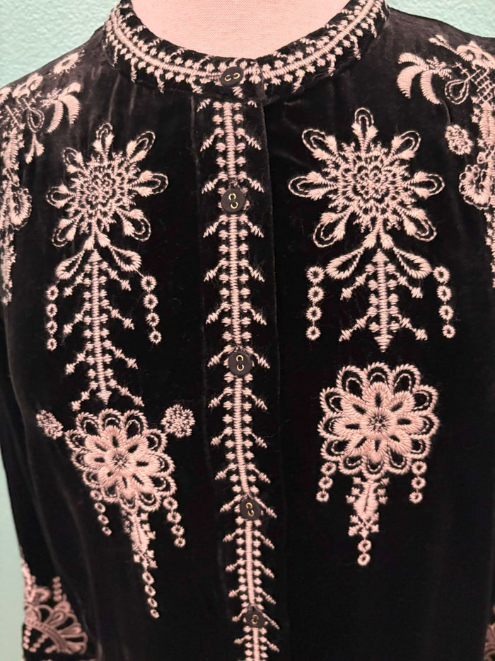 VELVET PEPLUM JACKET-MARIK-JOHNNY WAS