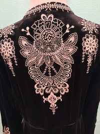 VELVET PEPLUM JACKET-MARIK-JOHNNY WAS