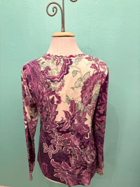 JANIE FAVORITE LONG SLEEVE V-NECK-ANZIO-JOHNNY WAS