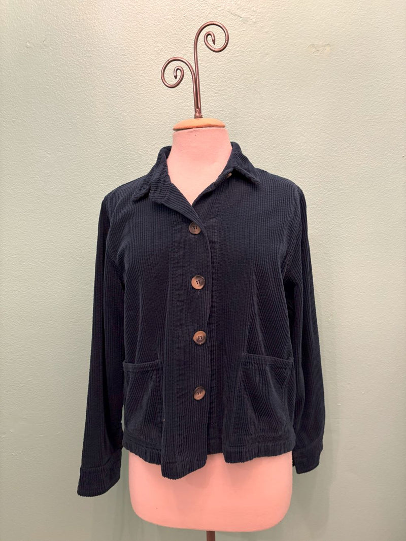 LUX CORDUROY CROPPED JACKET-ETAN-CUT LOOSE