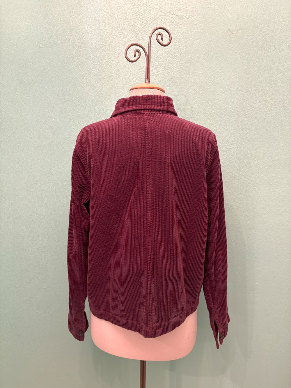 LUX CORDUROY CROPPED JACKET-CINNABARK-CUT LOOSE