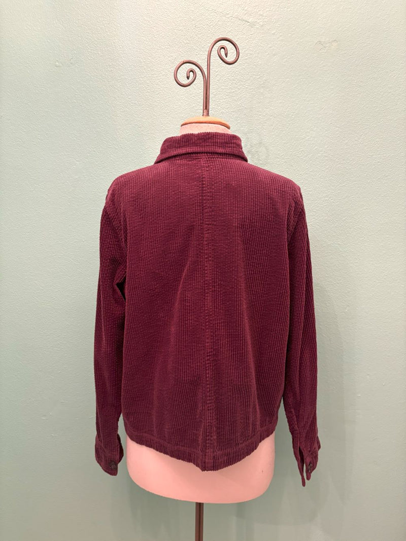 LUX CORDUROY CROPPED JACKET-CINNABARK-CUT LOOSE