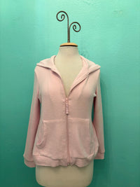 COZY ZIP HOODIE COMFORT COLLECTION-PINK-LA CERA