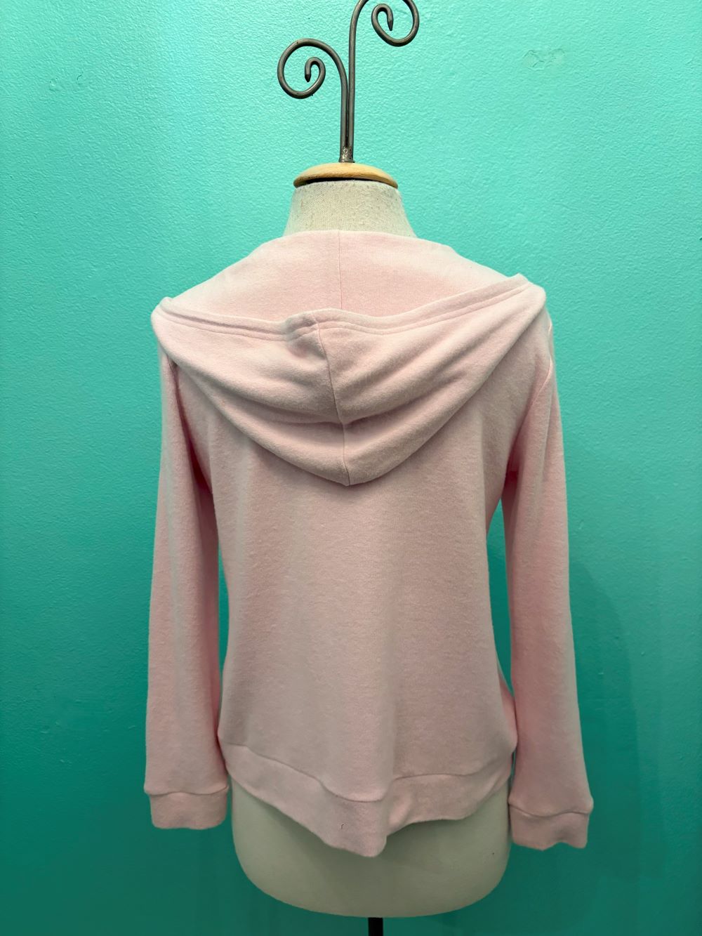 COZY ZIP HOODIE COMFORT COLLECTION-PINK-LA CERA