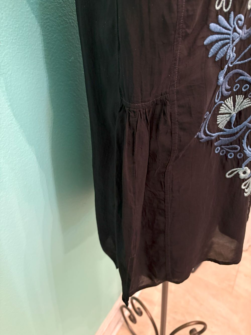 ROMILLY TUNIC-BLACK-JOHNNY WAS