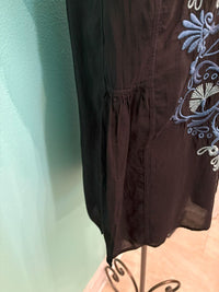 ROMILLY TUNIC-BLACK-JOHNNY WAS