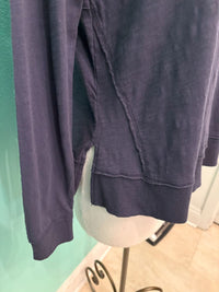 L/S SEAMED CREWNECK PULLOVER-SAILOR BLUE-MODODOC