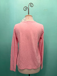 L/S FAVORITE TEE-PEARLY PINK-MODODOC