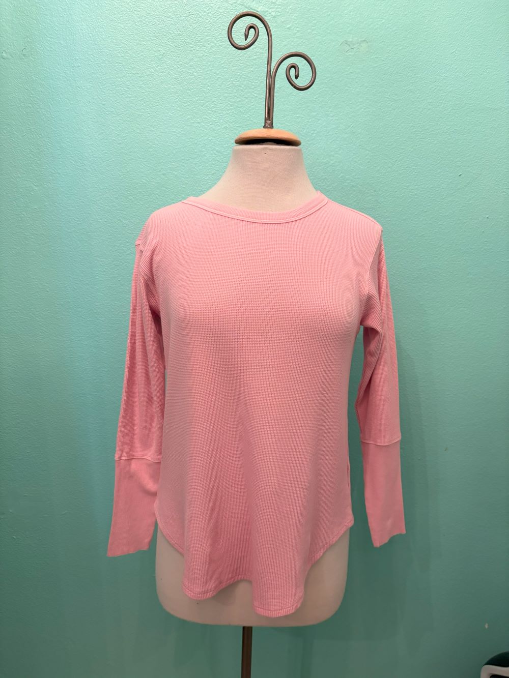 L/S THERMAL CREW NECK-PEARLY PINK-MODODOC