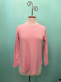 L/S THERMAL CREW NECK-PEARLY PINK-MODODOC