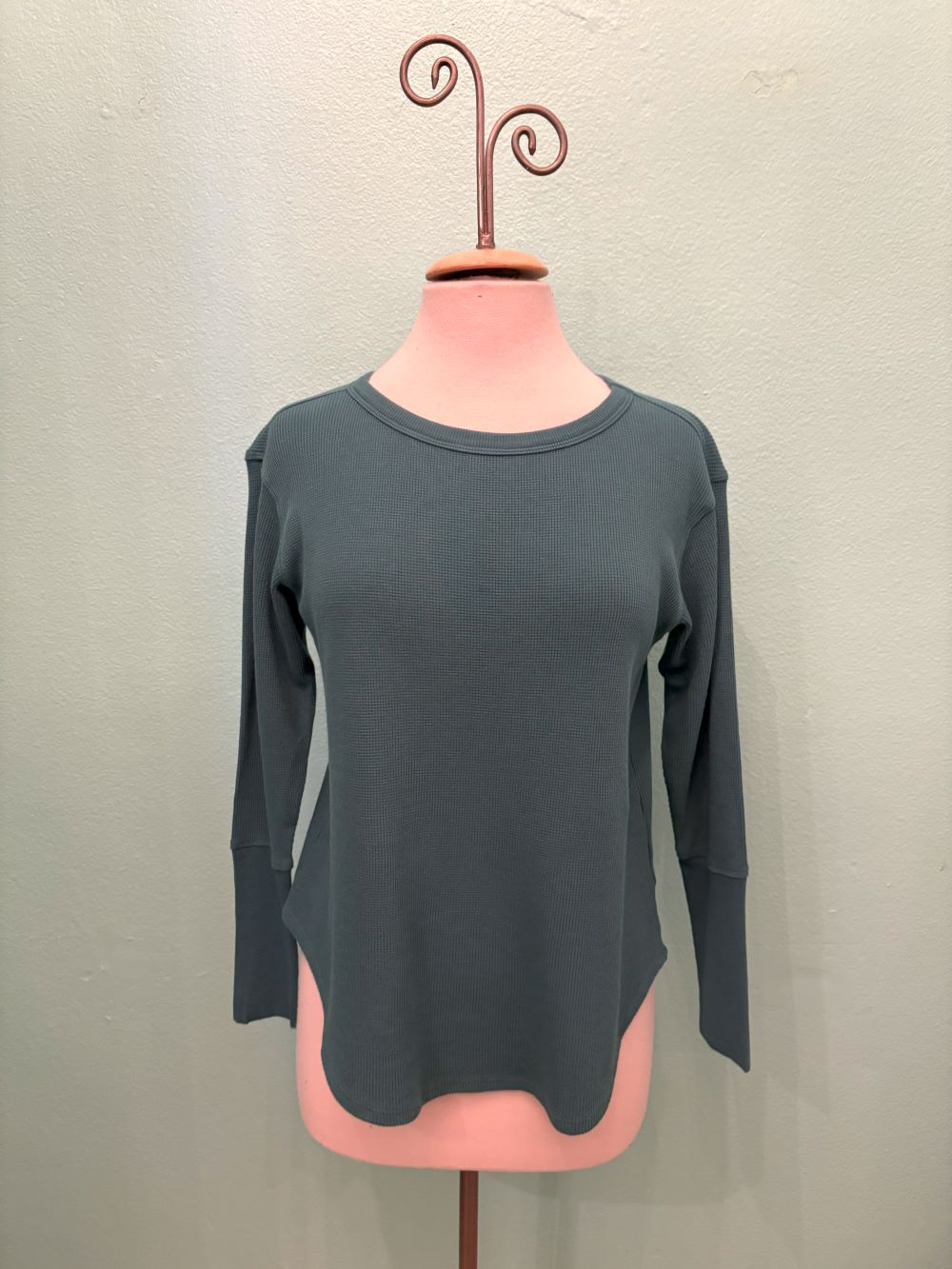 L/S THERMAL CREW NECK-FROZEN TEAL-MODODOC