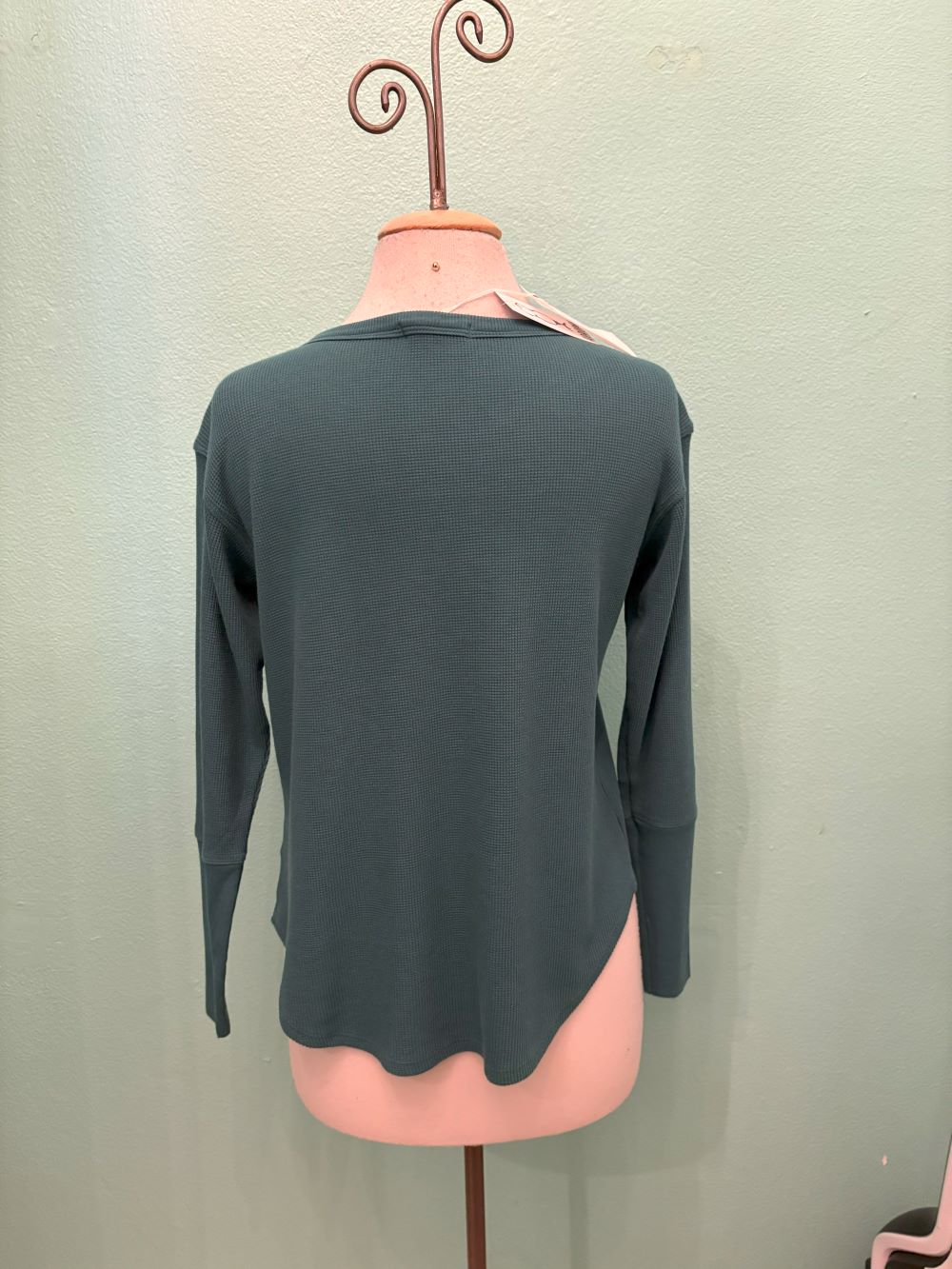 L/S THERMAL CREW NECK-FROZEN TEAL-MODODOC