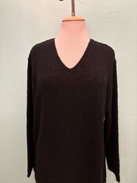 V-NECK SCRAMBLE KNIT 100% COTTON - AVALIN