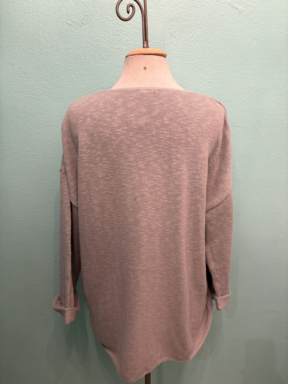 FAVORITE SWEATER V-NECK SLUB 100% COTTON - AVALIN