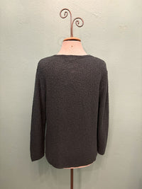 V-NECK SCRAMBLE KNIT 100% COTTON - AVALIN