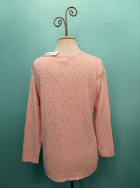 V-NECK SCRAMBLE KNIT 100% COTTON - AVALIN
