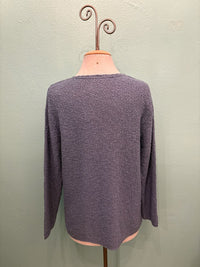 V-NECK SCRAMBLE KNIT 100% COTTON - AVALIN