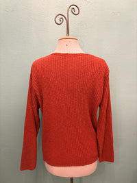 RIBBED 4 BUTTON CARDIGAN 100% COTTON-AVALIN
