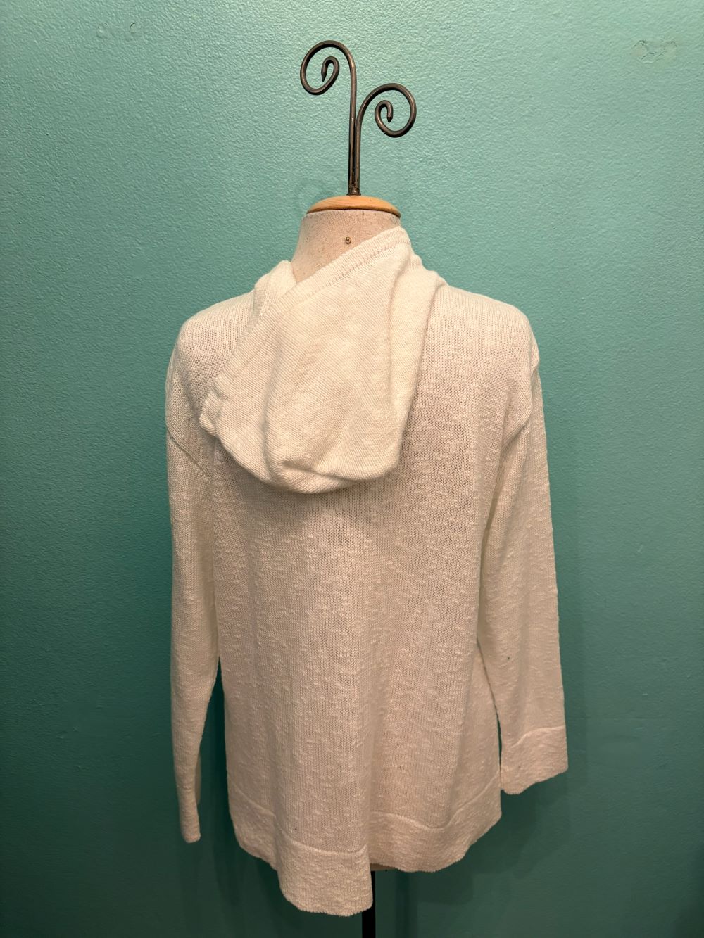 SLUB COTTON HOODIE WITH POCKET-AVALIN