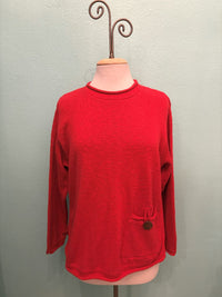 ROLL NECK BUTTON POCKET 100% COTTON -AVALIN