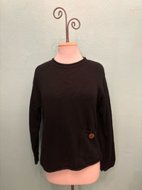 ROLL NECK BUTTON POCKET 100% COTTON -AVALIN