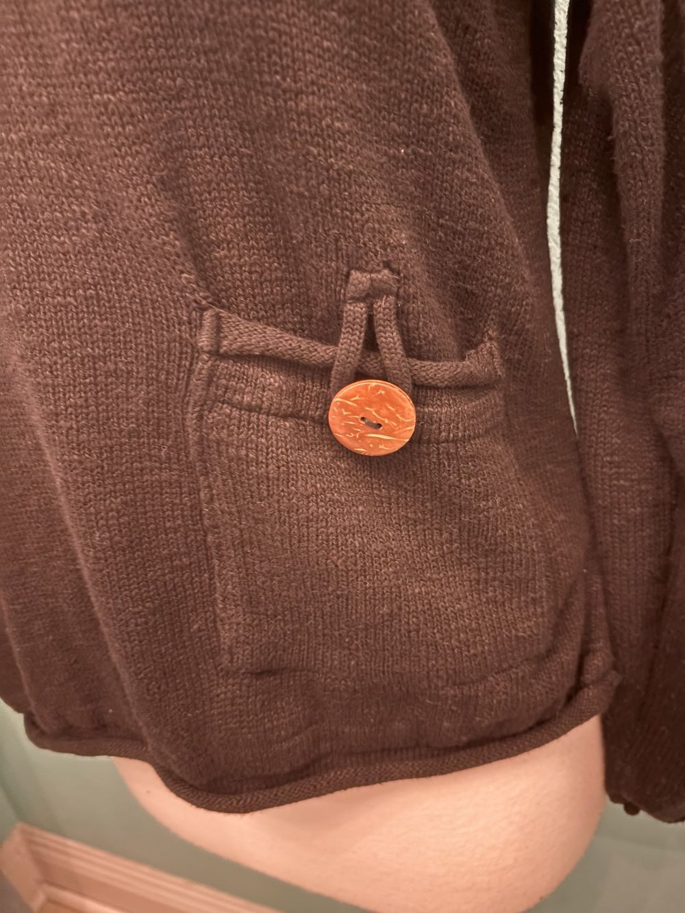 ROLL NECK BUTTON POCKET 100% COTTON -AVALIN