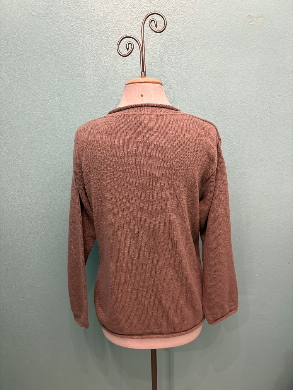 ROLL NECK BUTTON POCKET 100% COTTON -AVALIN