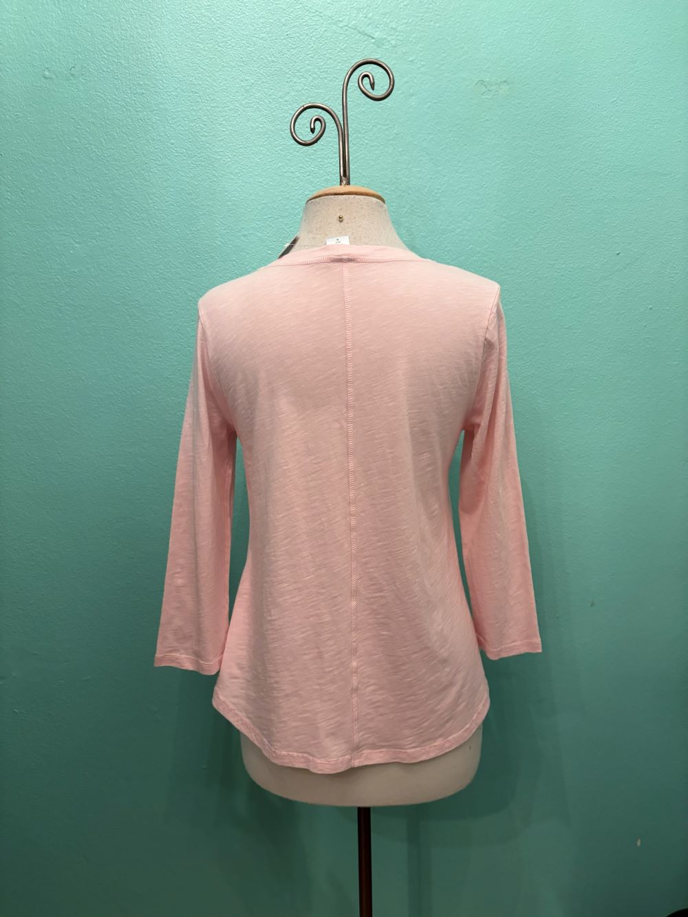 SWING CREW NECK 3/4 SLEEVE TEE-LULLABY-COTTON LANI