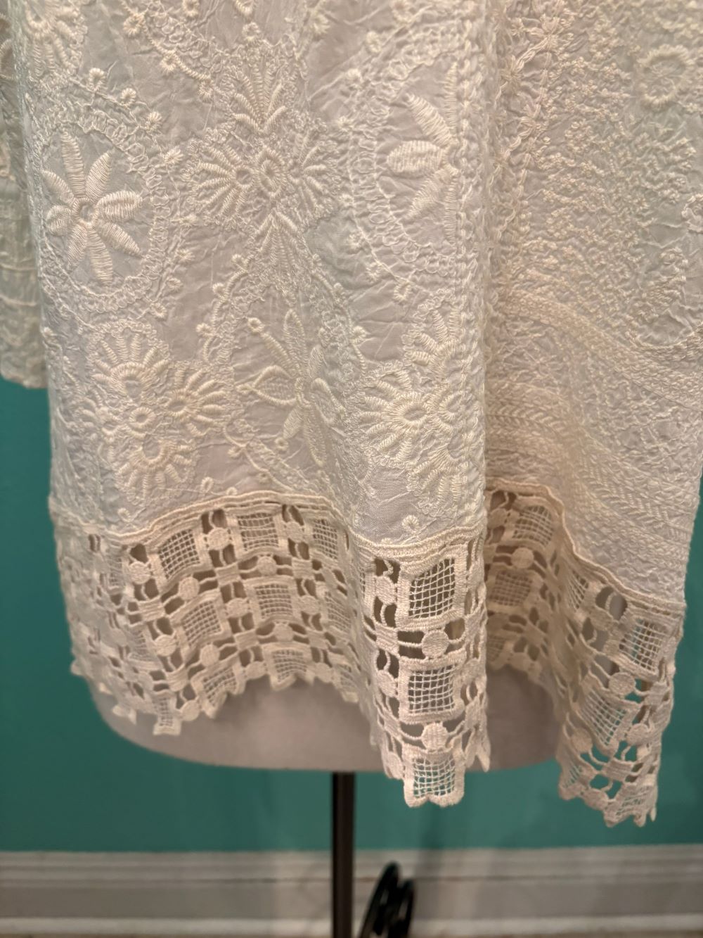 ZORA STITCHWORK BLOUSE-NATURAL-JOHNNY WAS