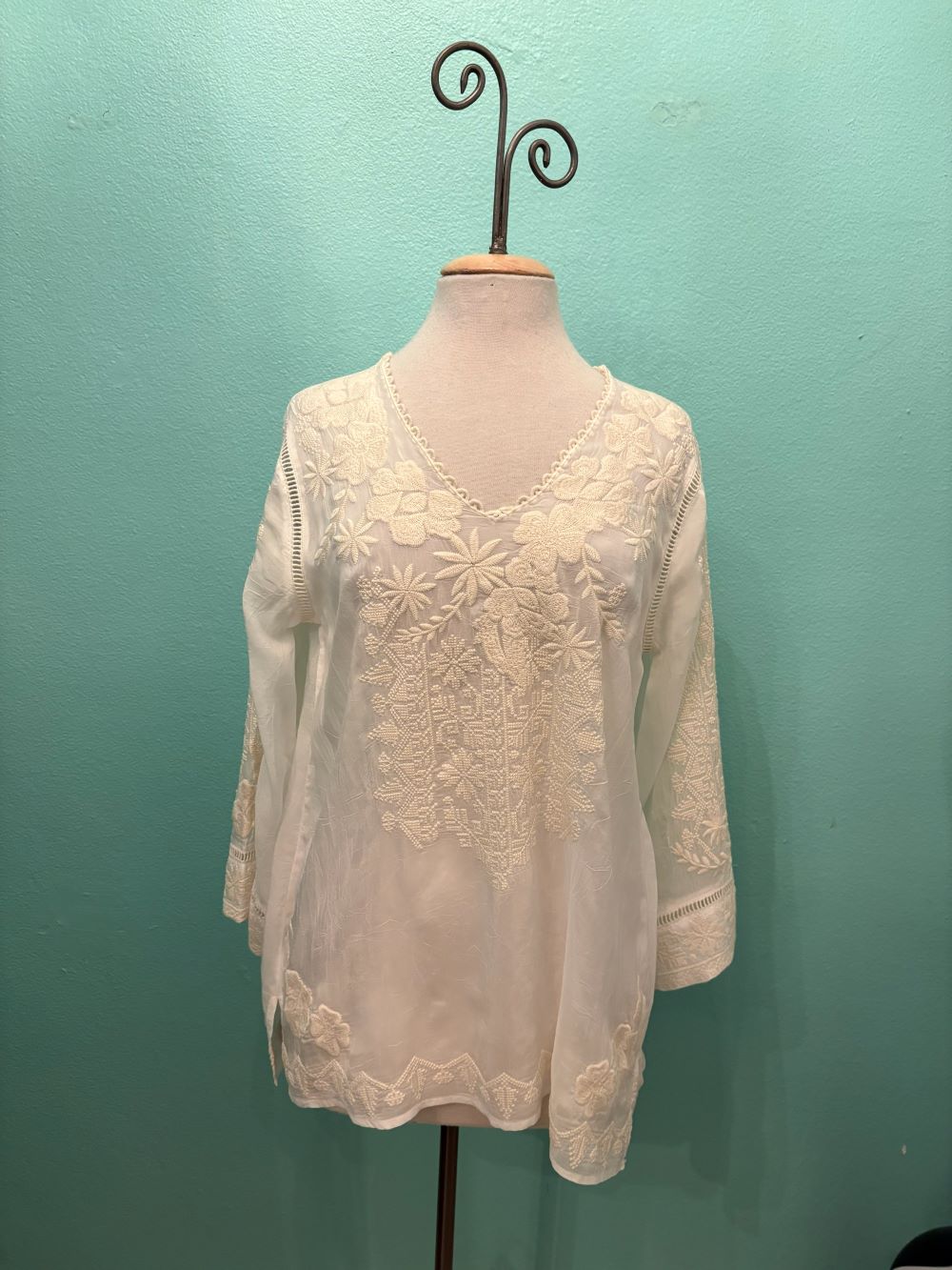 RIVEDA TONAL BLOUSE-NATURAL-JOHNNY WAS